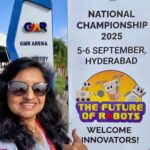 IMG 7457 Inspiring the Future of STEM at WRO 2025 @ Hyderabad BinalKamdar